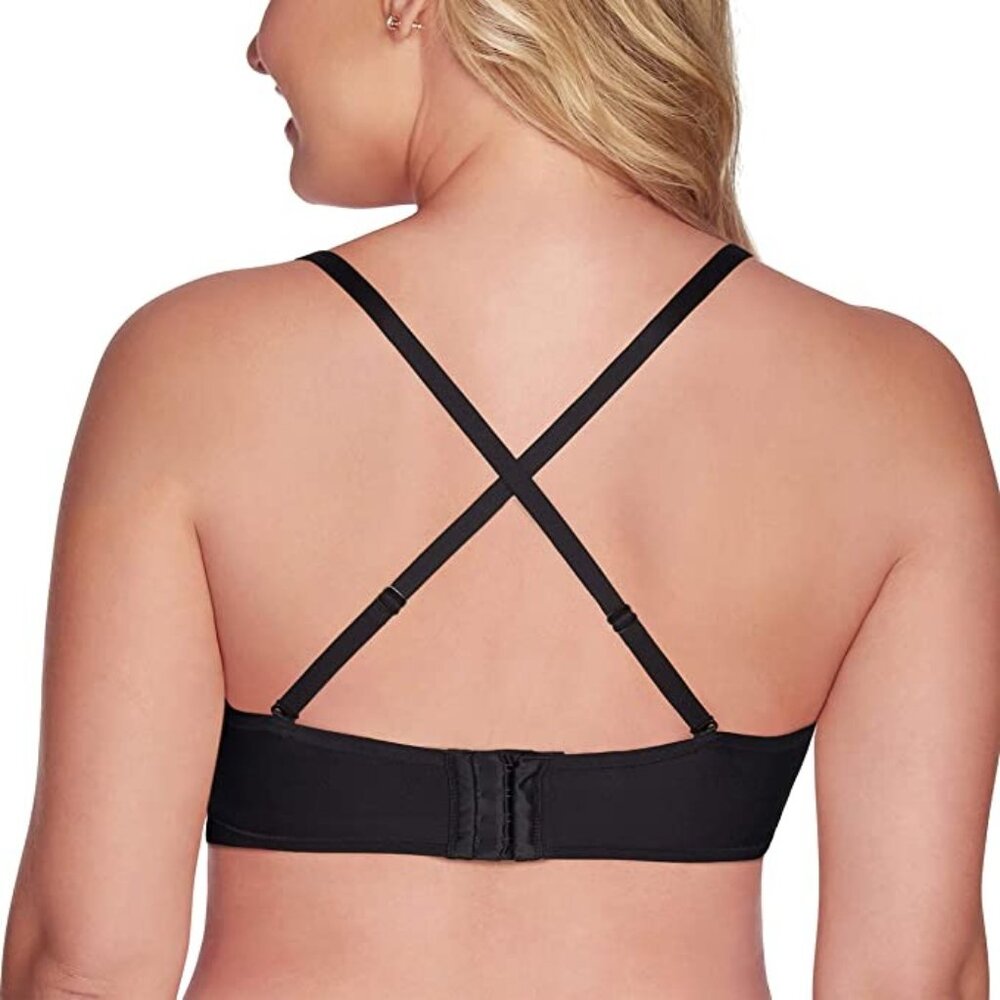 Vanity Fair 38D Women's Beauty Back Smoothing Strapless Bra Black - Picture 2 of 7